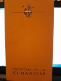 Amintiri de la Humanitas