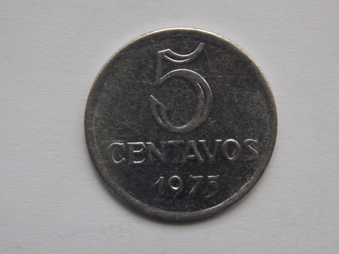 5 CENTAVOS 1975 BRAZILIA