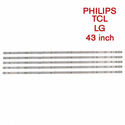 Set barete led tv Philips, LG, TCL 43 inch LB43015 V0_03, 5 x 10 led foto