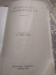 C. Manualul Chimistului vol II 2500pag foto