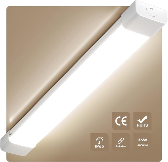 Aplica LED liniara 36w, Certificat IP65, 4000K, Alb - CN