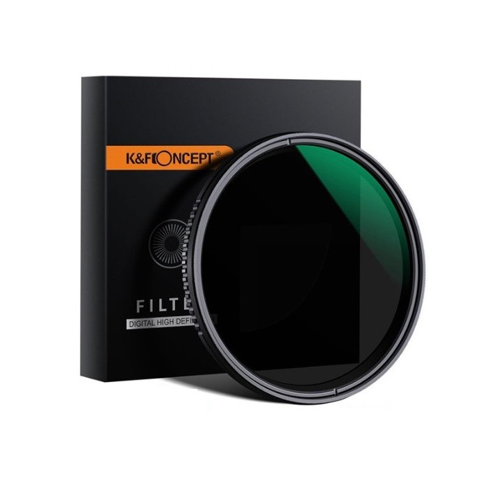 Filtru ND K&F Concept 40.5mm Variabil Fader NDX ND8-ND2000 GREEN COATED  JAPAN OPTICS KF01.1350 | Okazii.ro