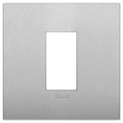 Rama Ornament 1M pentru doza de 2M Vimar Arke argintiu mat 19641.79 foto