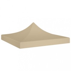 vidaXL Acoperiș pentru cort de petrecere, bej, 2 x 2 m, 270 g/m&sup2;