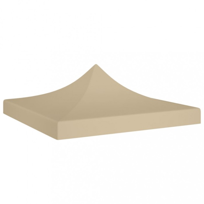 vidaXL Acoperiș pentru cort de petrecere, bej, 2 x 2 m, 270 g/m&sup2;