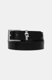 Karl Lagerfeld curea de piele culoarea negru, A2W33065