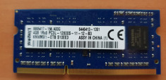 Memorie ram laptop Sodimm Kingston 4Gb DDR3 1600Mhz PC3L-12800S,1.35V,knwmx1-etb foto