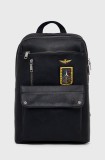 Aeronautica Militare rucsac barbati, culoarea albastru marin, mare, neted