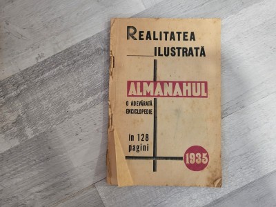 Almanahul Realitatea ilustrata 1935 foto