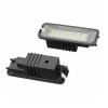 Set 2 Lampi LED Numar Auto, Alb Pur, Compatibil VW Golf 4 5 6, Passat CC, Polo, Phaeton, Scirocco, Fara Eroare, Plug&amp;Play