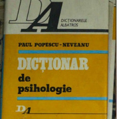 Dictionar de psihologie - Paul Popescu-Neveanu