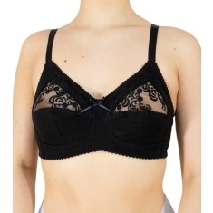 Sutien Clasic Fără Armături S115 - Negru - 80D