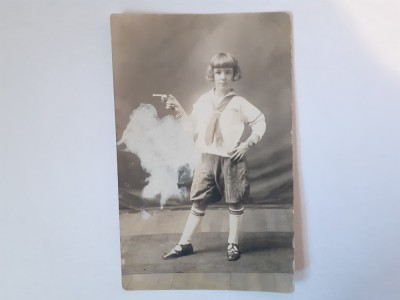 Fotografie dimensiune CP cu copil din Franța foto