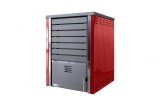 Centrala pe lemne FORNELLO SAUNA RED 30 kw pe combustibil solid lemn,carbune,bricheti ce se poate utiliza pentru incalzirea locuintelor, si este echip
