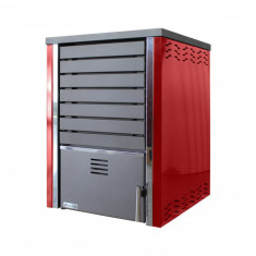 Pachet incalzire si apa calda Centrala pe lemne FORNELLO SAUNA RED 30 kw echipata cu pompa de circulare, calorifere aluminiu, boiler termoelectric 100