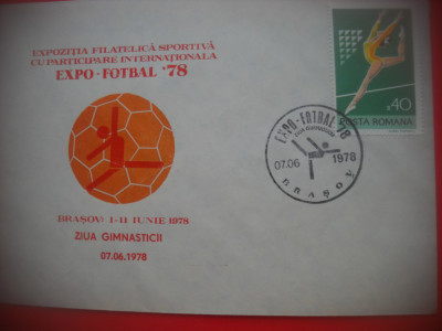 HOPCT PLIC 3441 EXPO FOTBAL 1978 BRASOV foto