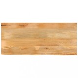 vidaXL Blat de masă contur organic 140x60x2,5 cm lemn masiv de mango 370457
