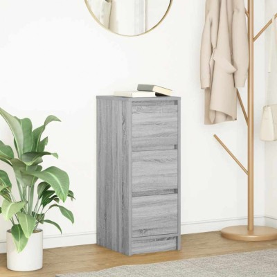 vidaXL Bufetă gri Sonoma 29,5x34x76 cm Lemn prelucrat 861639 foto