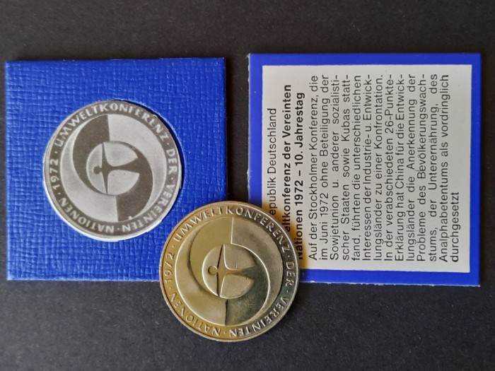 5 DM &quot;Unwelterkonferenz der UN&quot; litera F, 1982, RFG - G 4676