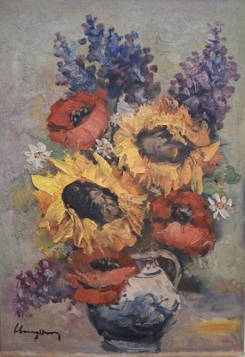 Natura statica semnata Ungureanu foto