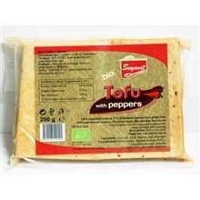 Tofu Bio cu Ardei (folie vacuum) Soyavit 200gr Cod: sv09 foto