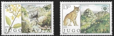 B1573 - Iugoslavia 1981 - Natura 2v,neuzat,perfecta stare foto