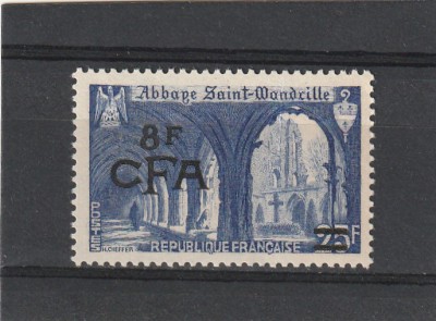 Reunion 1949 - CFA, dantelate,MNH,Mi.352 foto