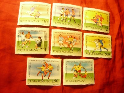 Serie Romania 1990 - Turneul Final la CM Fotbal Italia, 8 valori foto