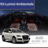 Lumini ambientale Audi Q5 2010-2017 set complet control telefon sau sistem original CarStore Technology