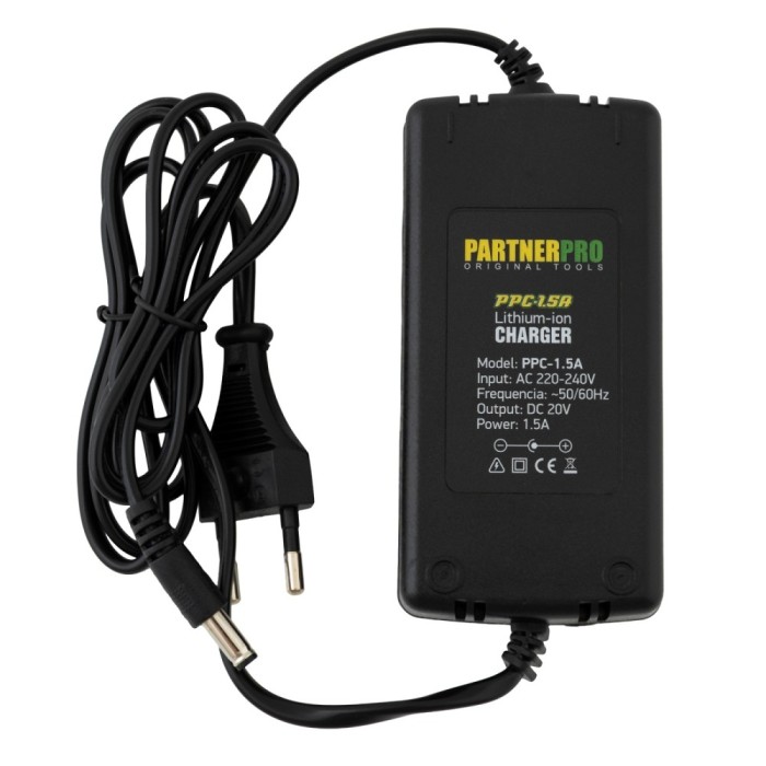PPC-1.5A Incarcator pentru acumulatori Partner PRO 20 V, 1.5 A Innovative ReliableTools