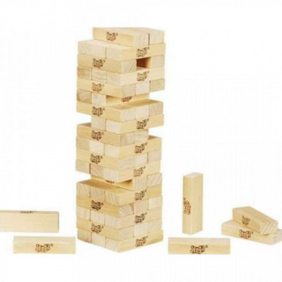 Joc de constructie si echilibru Jenga Hasbro foto