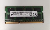 Memorie RAM Laptop, Micron, 8GB, 2Rx8, DDR3L, PC3L-12800S, 1600MHz, 1.35V, MT16KTF1G64HZ-1G6N1, CL11, Non-ECC, SODIMM, 204 pini