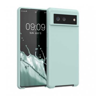 Husa pentru Google Pixel 6, Silicon, Verde, 55480.50, kwmobile foto