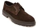 Pantofi BITE THE BULLET maro, BLE3344, din piele intoarsa