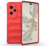 Husa pentru honor 100 pro, antisoc, margini striatii, magic shield, red