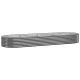 Cumpara ieftin Strat inaltat gradina 322x100x36 cm otel galvanizat