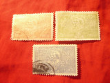 Serie mica Serbia 1904 , 3 val. stampilate, Stampilat