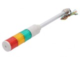 Coloană de semnalizare LED roşu/ambră/verde ST45L-3-24-RAG