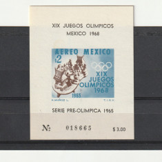 Seria preoplimpica 1965 pentru Olimpiada di 1968 ,Mexic .