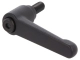 Manetă franceză 20mm, lungime 63mm, corp negru