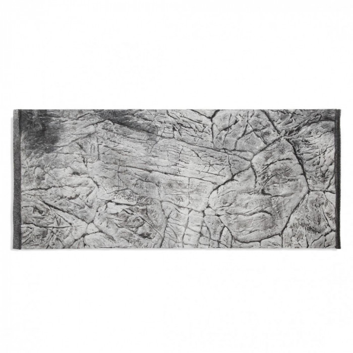 Decor 3D acvariu 100 x 50 cm &ndash; subțire GREY