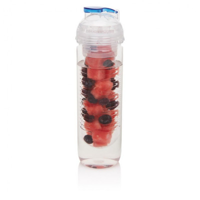 Sticla apa cu infuzor pentru fructe 500 ml, Albastru foto