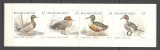 Belgia.1989 Pasari-Rate carnet MB.339, Nestampilat