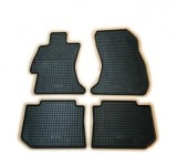 Covorase Cauciuc Auto Dedicate Subaru XV (2012-Prezent) Rigum Cehia, Margine Protectie 1cm, Impermeabile