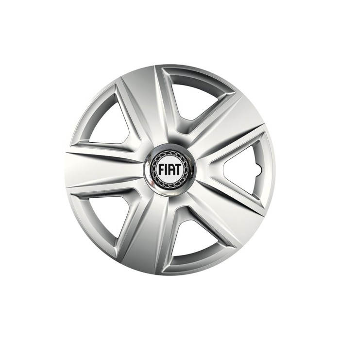 Set 4 capace roti Cu Inel Cromat Esprit R14 pentru gama auto Fiat