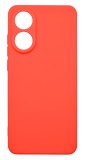 Husa de protectie din silicon pentru OPPO A78 4G, SoftTouch, interior microfibra, Rosu, Oem