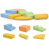 Set de 6 blocuri mari pentru joacă și cățărat, Multicolor | Aosom Romania