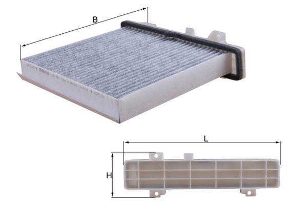 MAHLE LAK 589 Filtru, aer habitaclu
