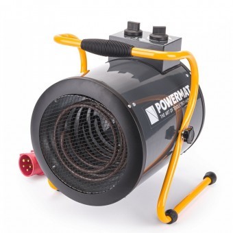 Tun de caldura industrial ceramic, Trifazat 400V, Trepte putere 40 / 3000 / 6000 W, debit aer 380 m&amp;sup3;/h foto