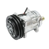 Compresor clima A/C 12V pentru Case IH, fulie 152 mm, 2 caneluri